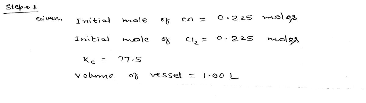 Chemistry homework question answer, step 1, image 1